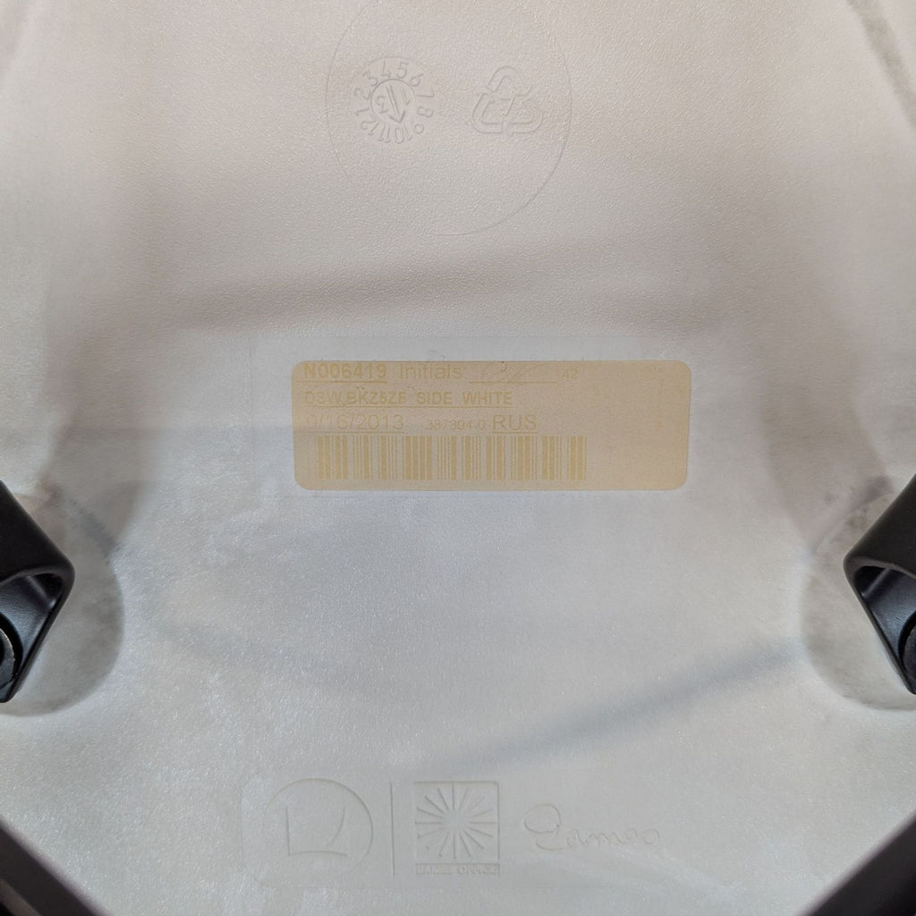 Set of Six Herman Miller Eames Molded Plastic Side Chairs
