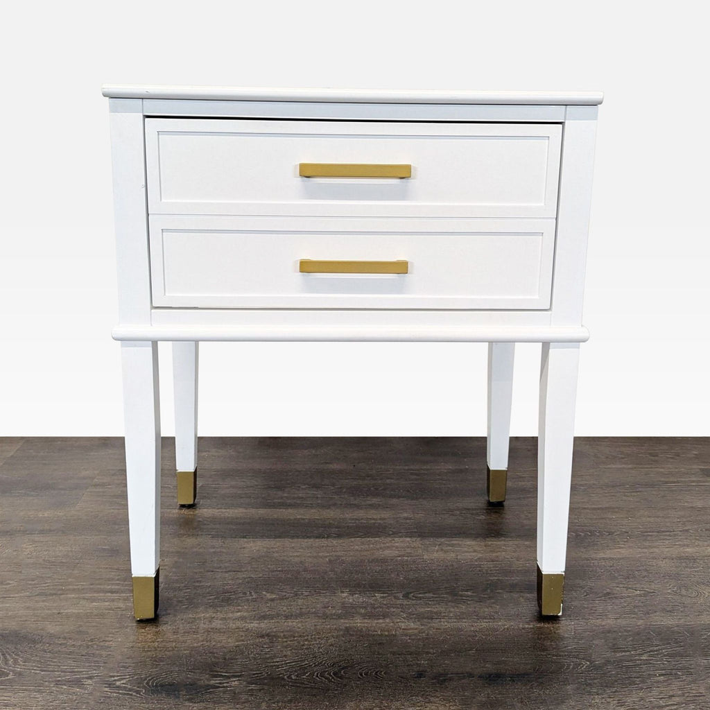 Pair of CosmoLiving Cosmopolitan Westerleigh One Drawer End Tables/Nightstands