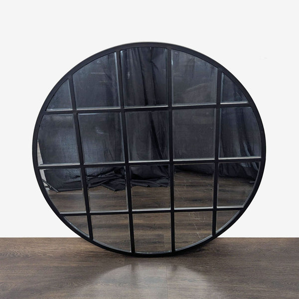 1. Beveled glass mirror with powder-coated metal frame by Walker Edison.  