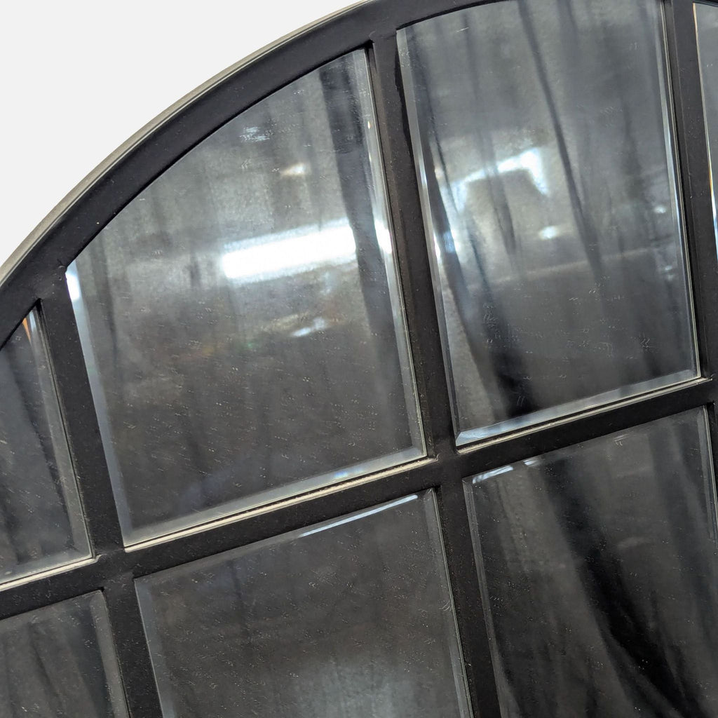 3. Mirror from Walker Edison, made with powder-coated metal and beveled glass, modern style.