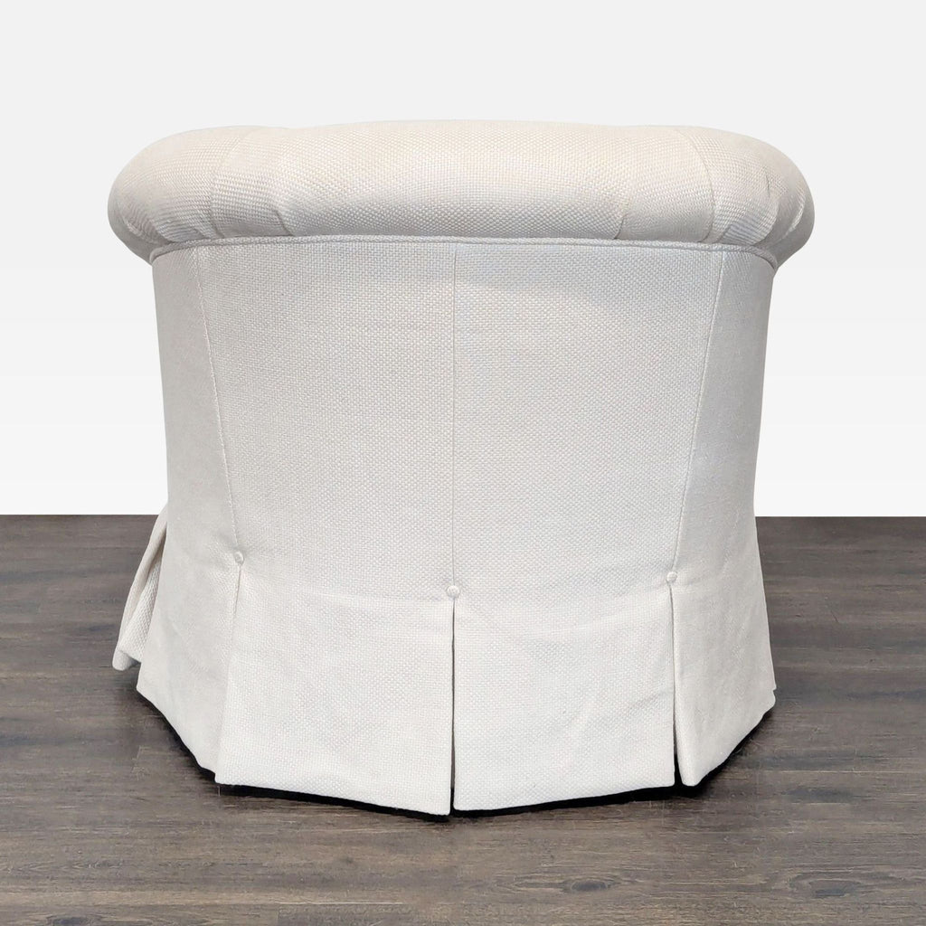 Marco San Francisco Swivel Lounge Chair with Tufted Back and Skirted Base - Accepted Offer (32.58% discount)