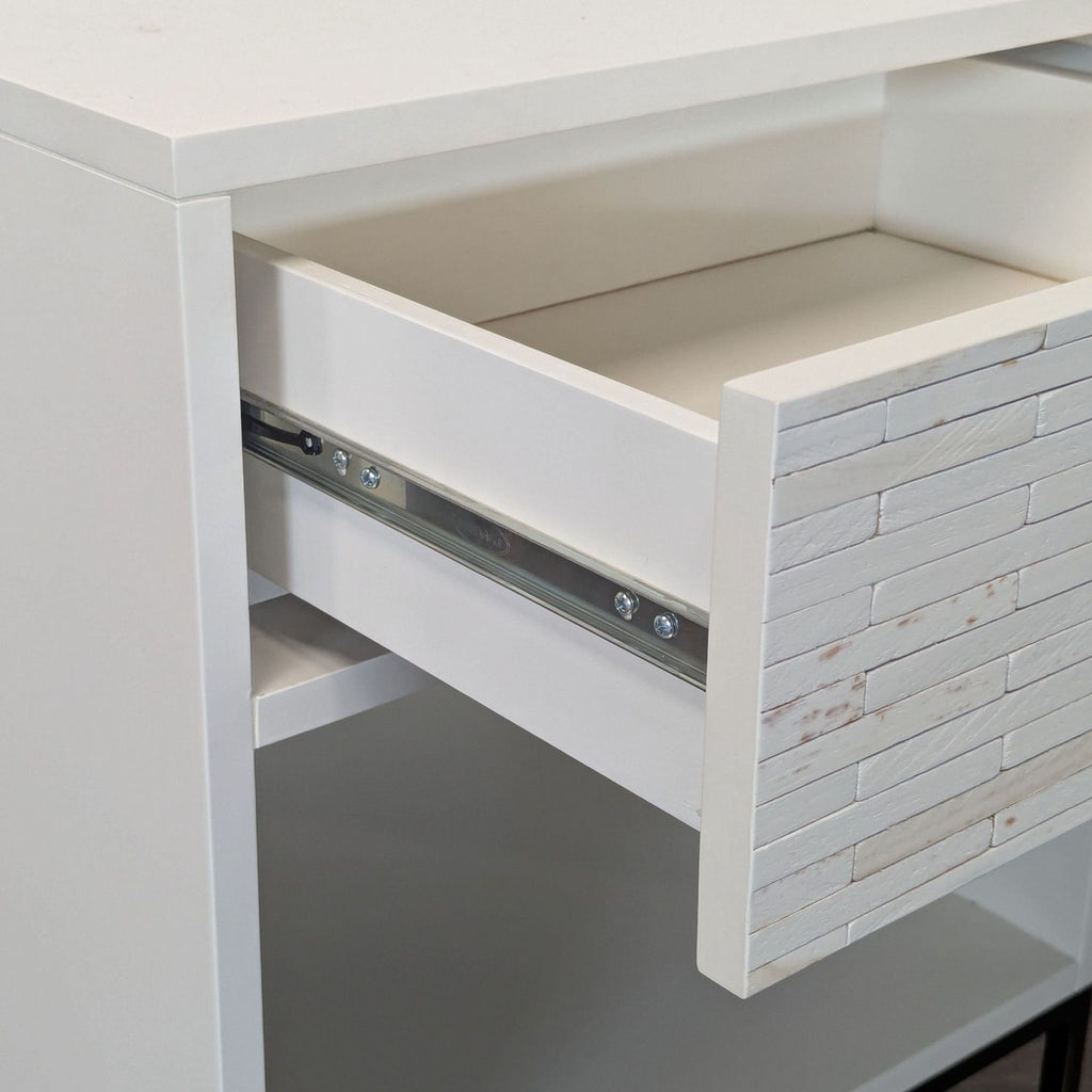 West Elm Wood Tiled Nightstand