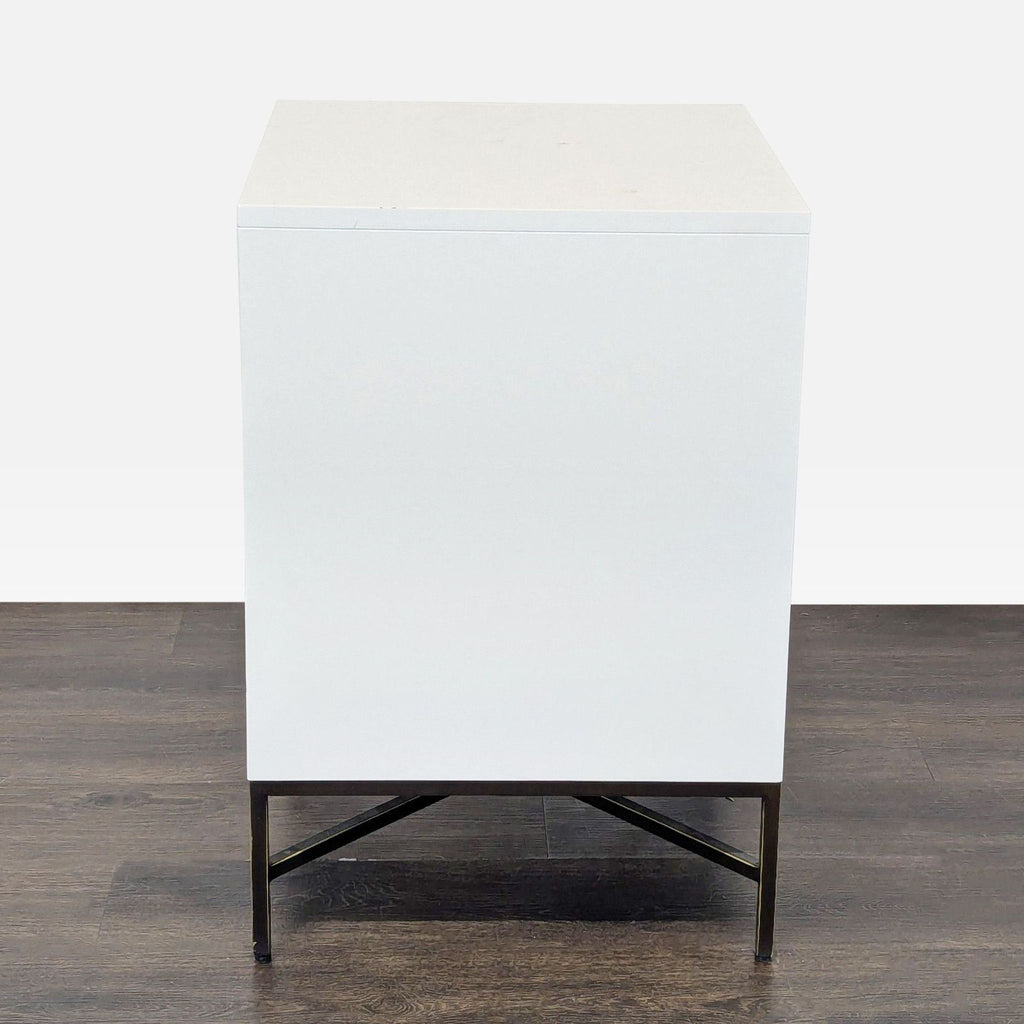 West Elm Wood Tiled Nightstand