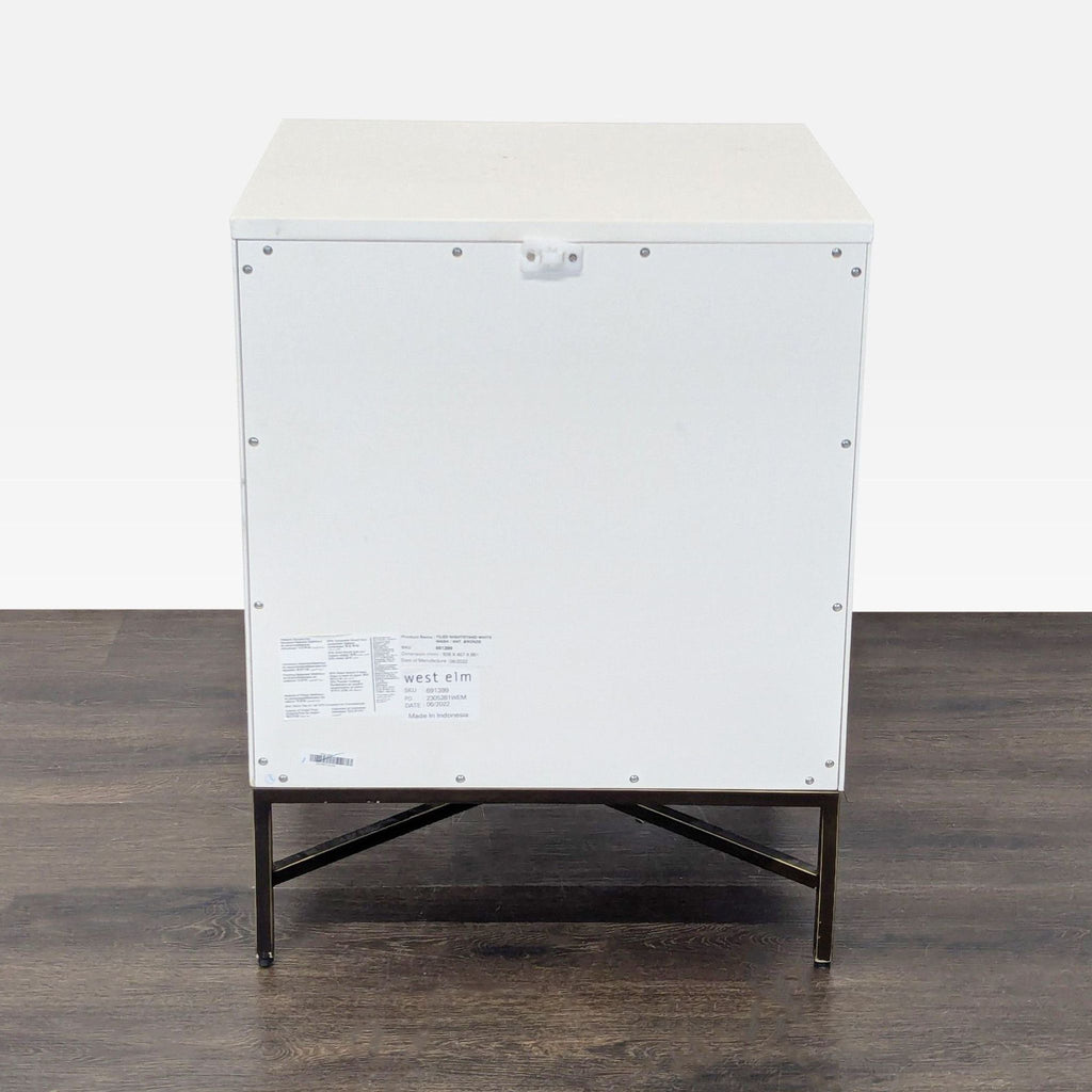 West Elm Wood Tiled Nightstand