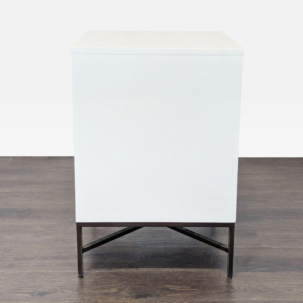 West Elm Wood Tiled Nightstand
