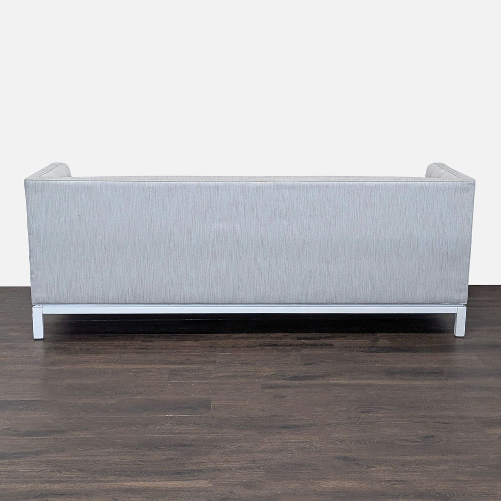 Jonathan Adler Modern 3-Seat Sofa in Light Grey Upholstery