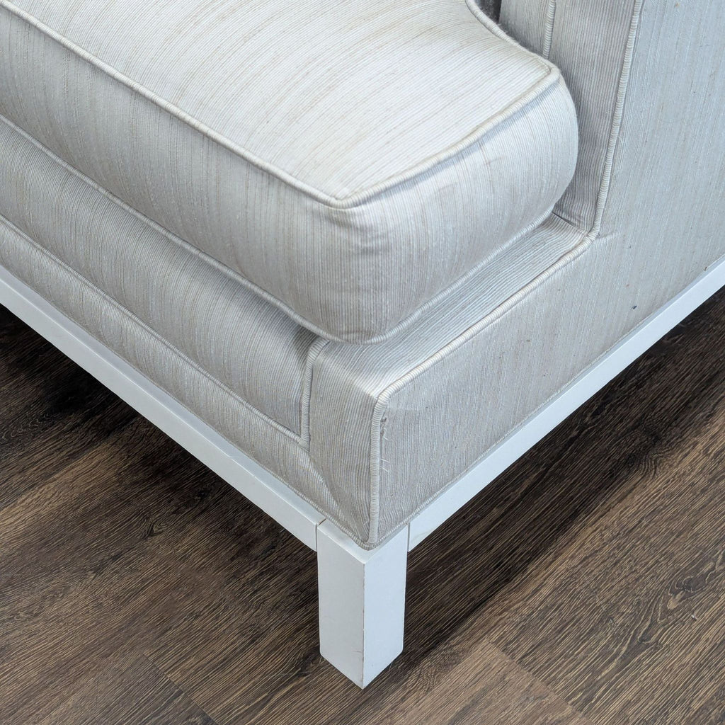 Jonathan Adler Modern 3-Seat Sofa in Light Grey Upholstery