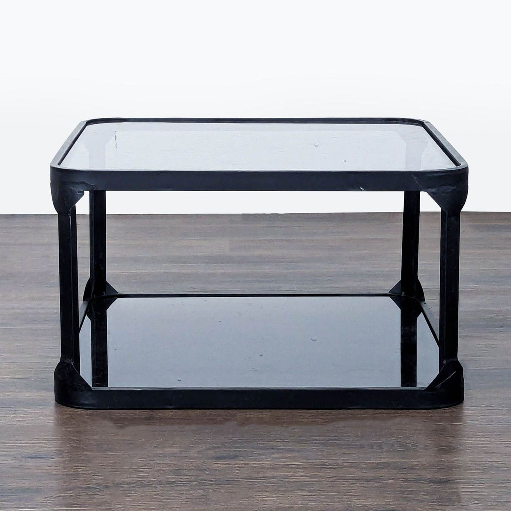 Certainly! However, I don't see any images or a full description attached to your message. Please upload the images and provide the full description, so I can create the appropriate alt texts for your coffee table item.