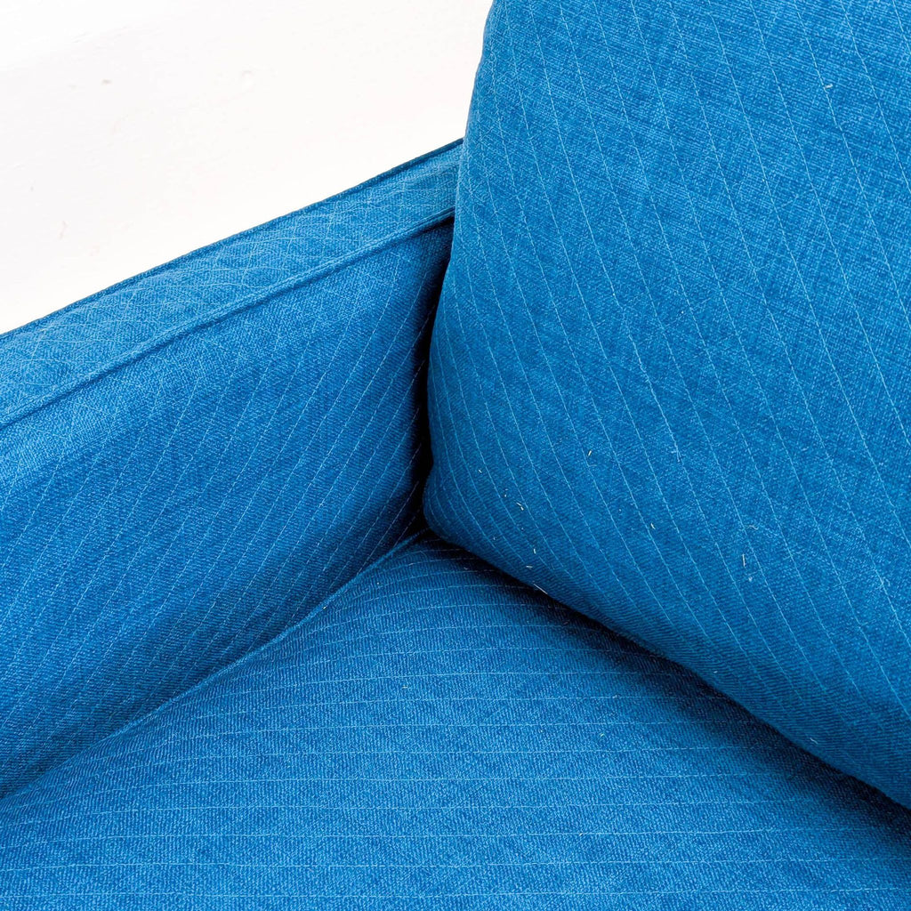 Ikea Modern Blue Lounge Chair with Metal Legs - Accepted Offer (33.33% discount)