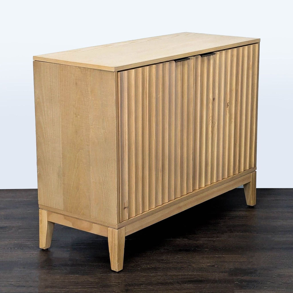 Nathan James cabinet in a modern style category, showcasing spacious interior storage.