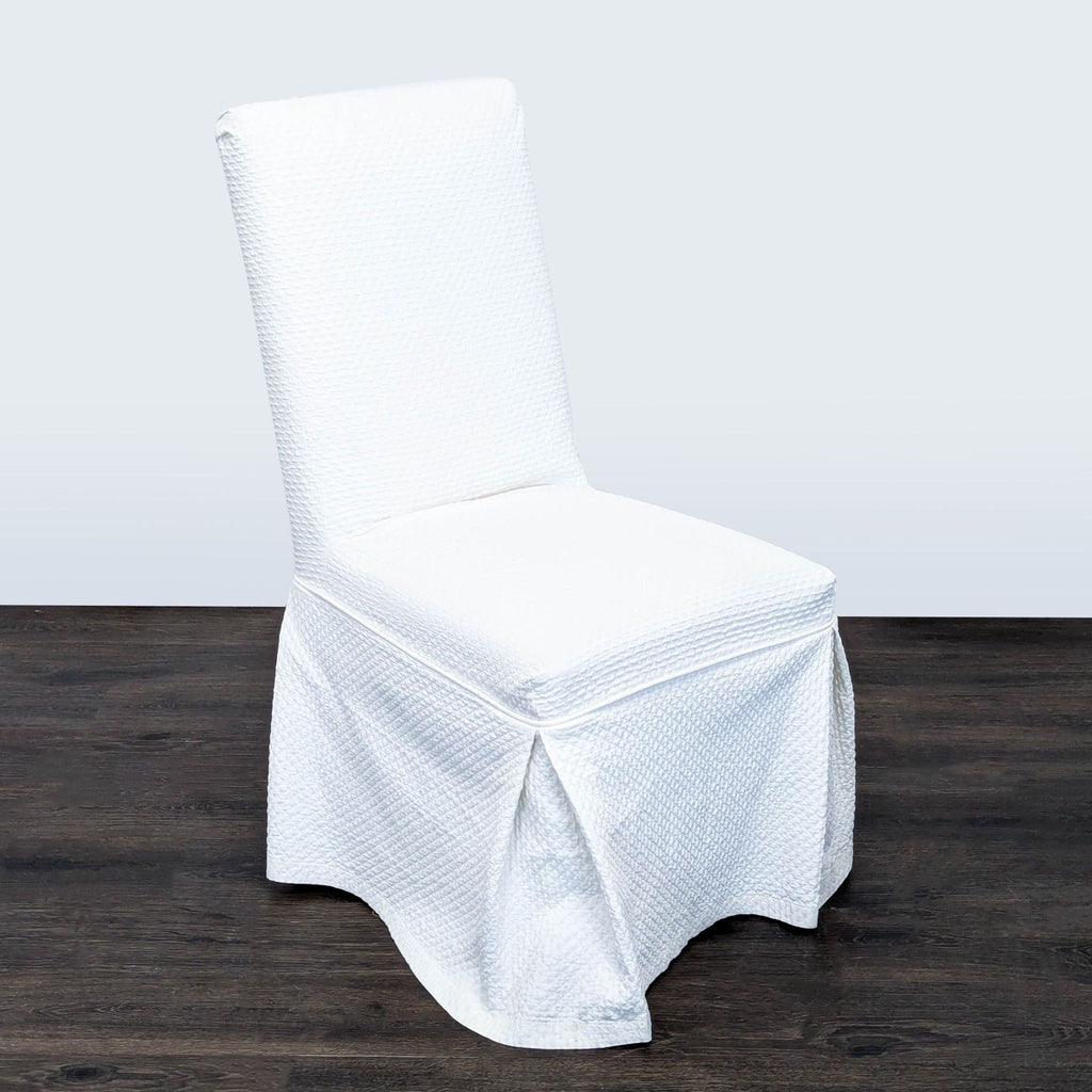 Pottery Barn Slipcovered Parsons Dining Chair on Wheels - Accepted Offer (9.09% discount)