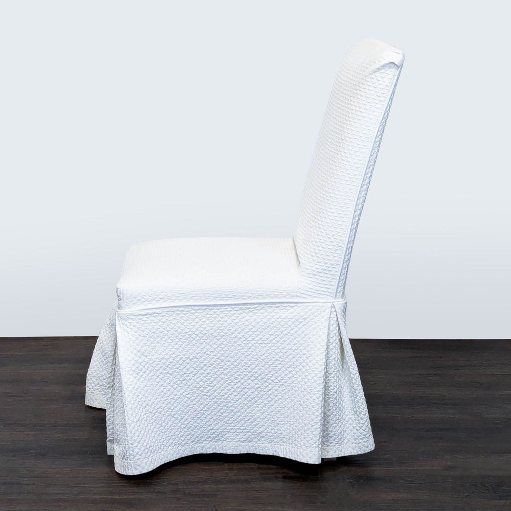 Pottery Barn Slipcovered Parsons Dining Chair on Wheels - Accepted Offer (9.09% discount)