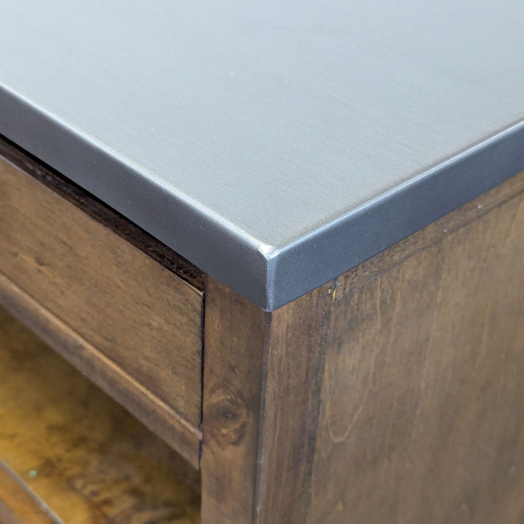 World Market Wood and Metal Media Console