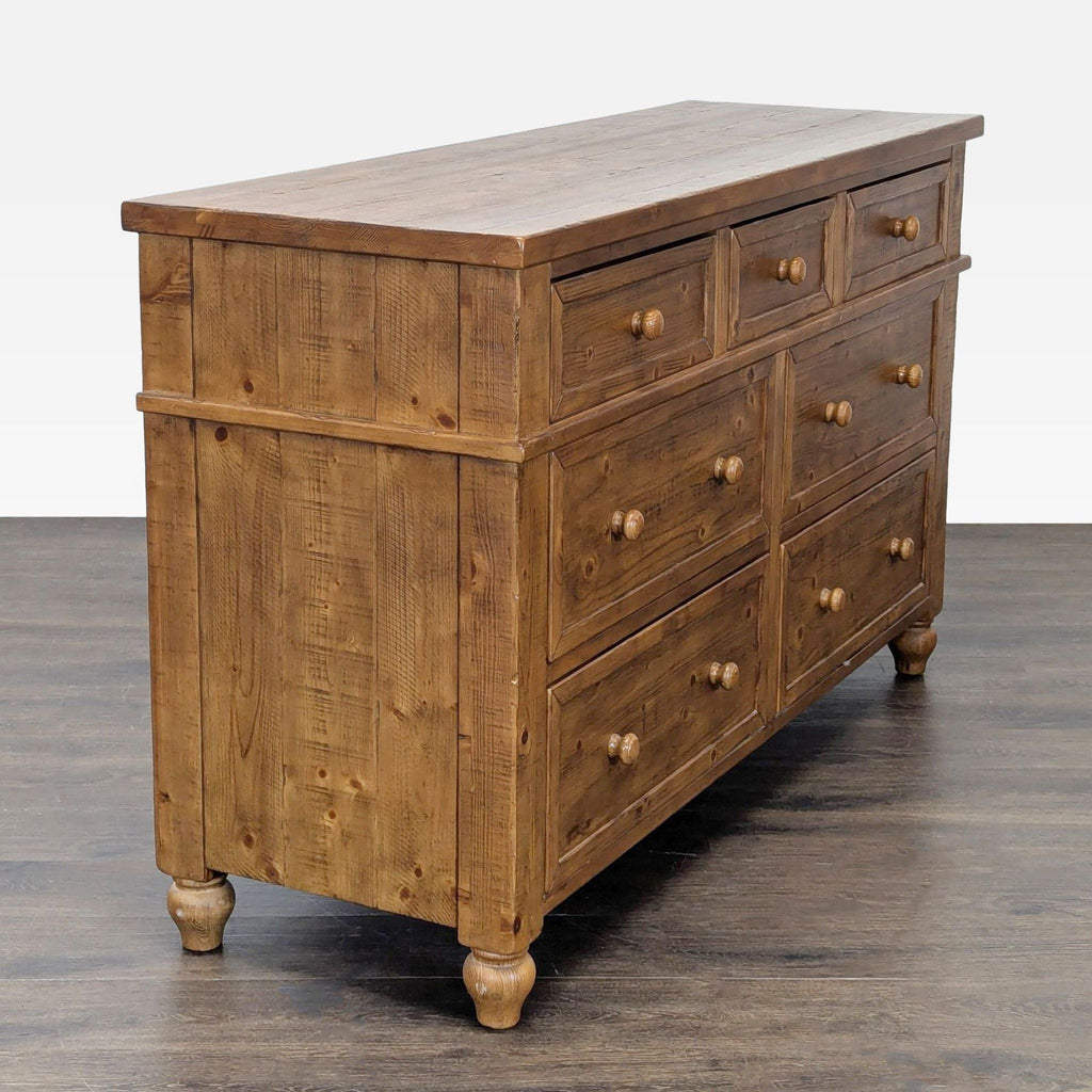 Pottery Barn Rustic Pine 8-Drawer Dresser