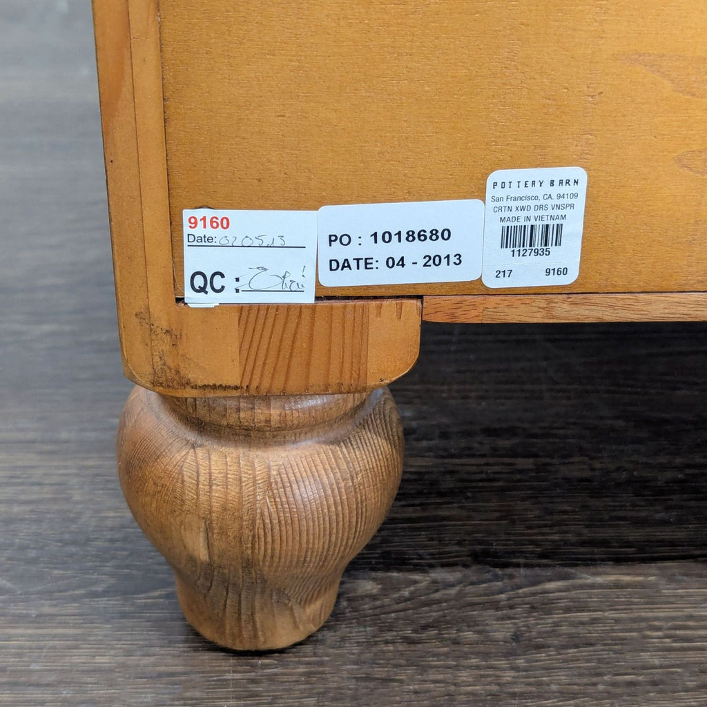 Pottery Barn Rustic Pine 8-Drawer Dresser