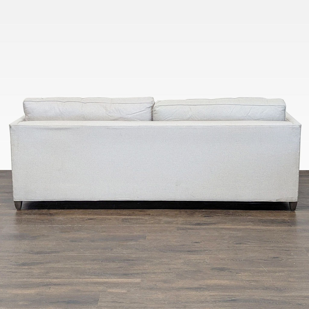 Crate & Barrel 3-Seat Modern Light Cream Sofa