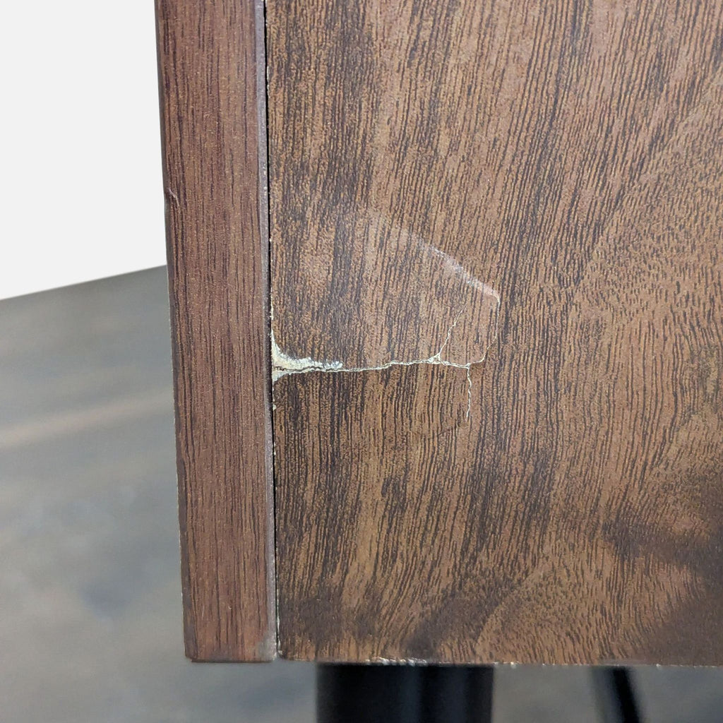 Sauder Modern Two-Tone Desk with Drawer and Cabinet Storage