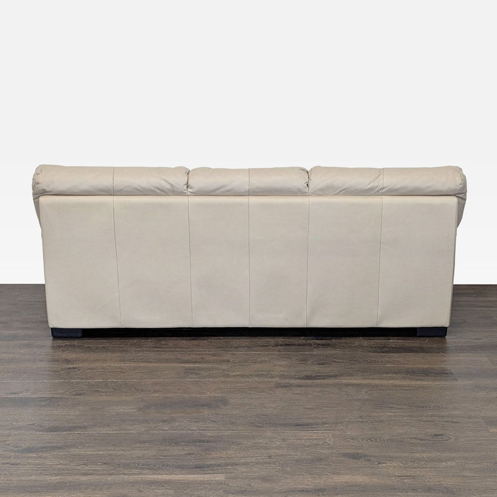 Italsofa 3-Seat Sofa in Beige Leather