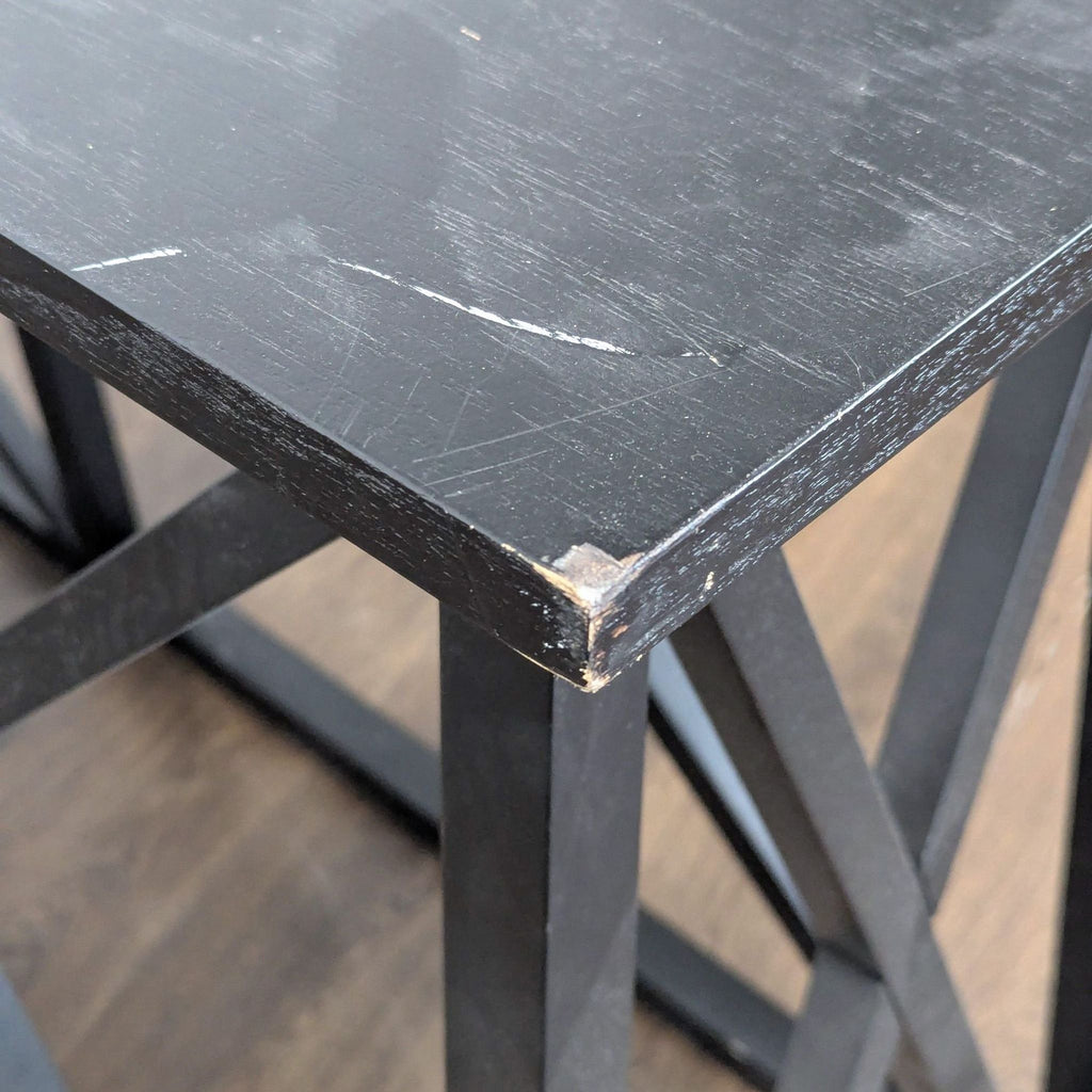 Target Wood Geometric Frame Console Table