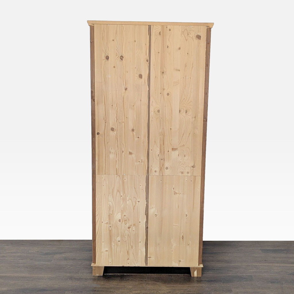 Glass Door Cabinet with Interior Shelving