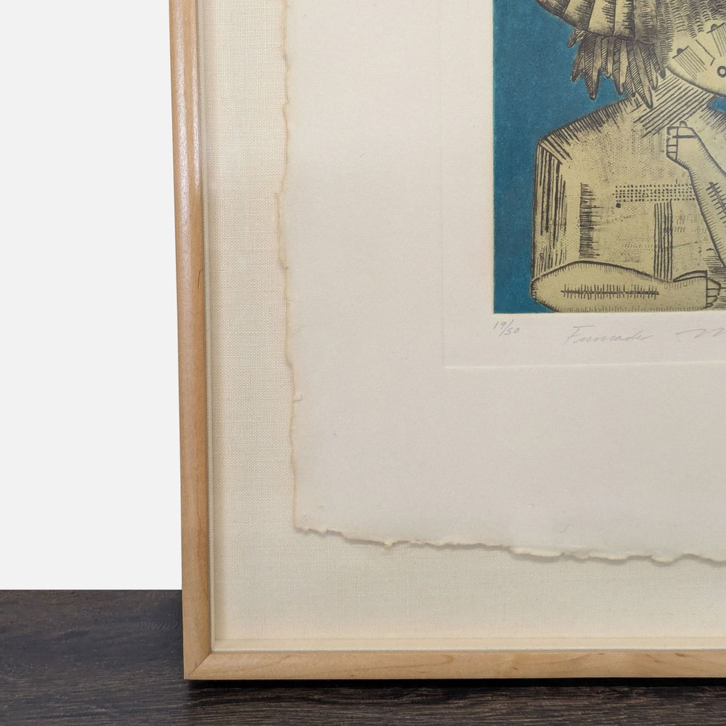 Mario Romero Limited Edition Aquatint Titled “Fumades”