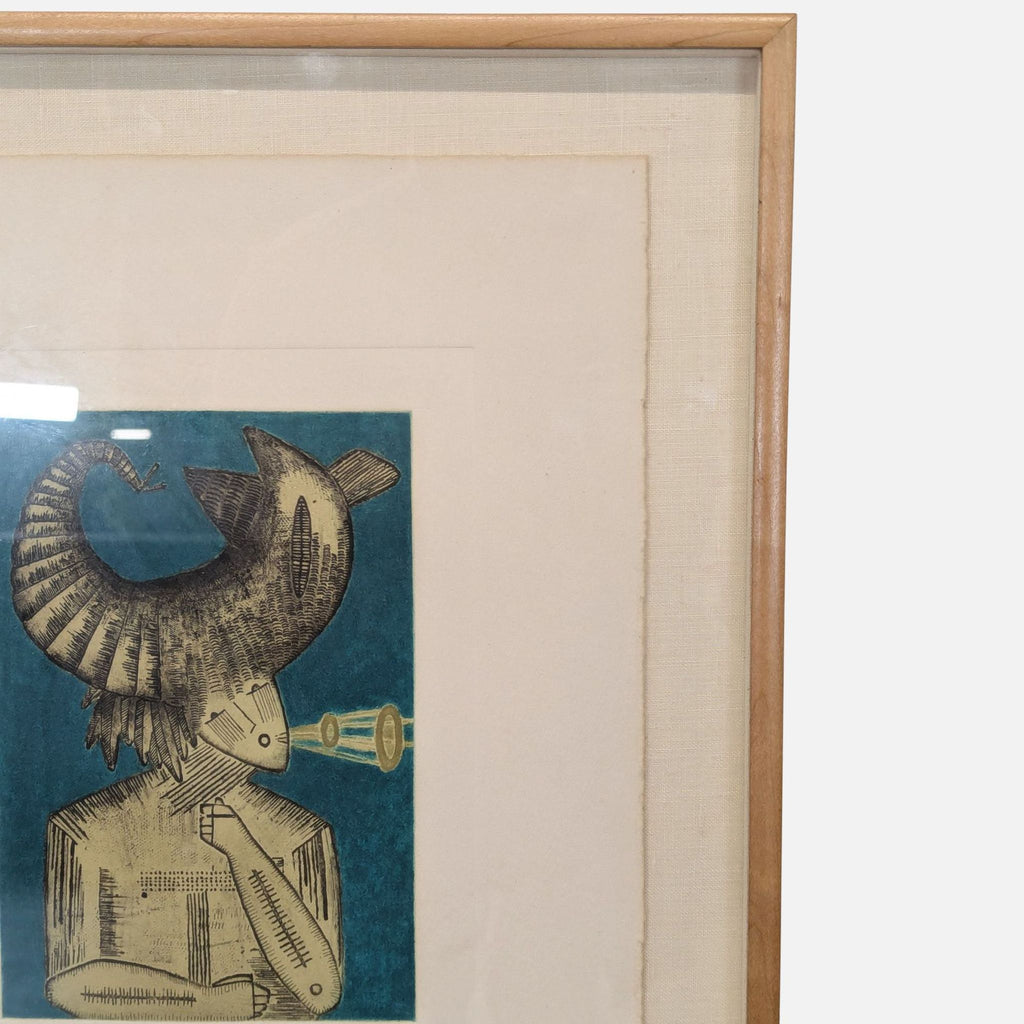 Mario Romero Limited Edition Aquatint Titled “Fumades”