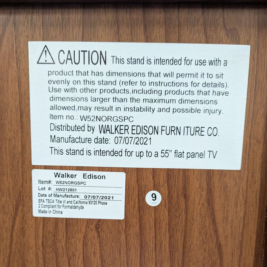 Walker Edison Mid-Century Modern TV Stand