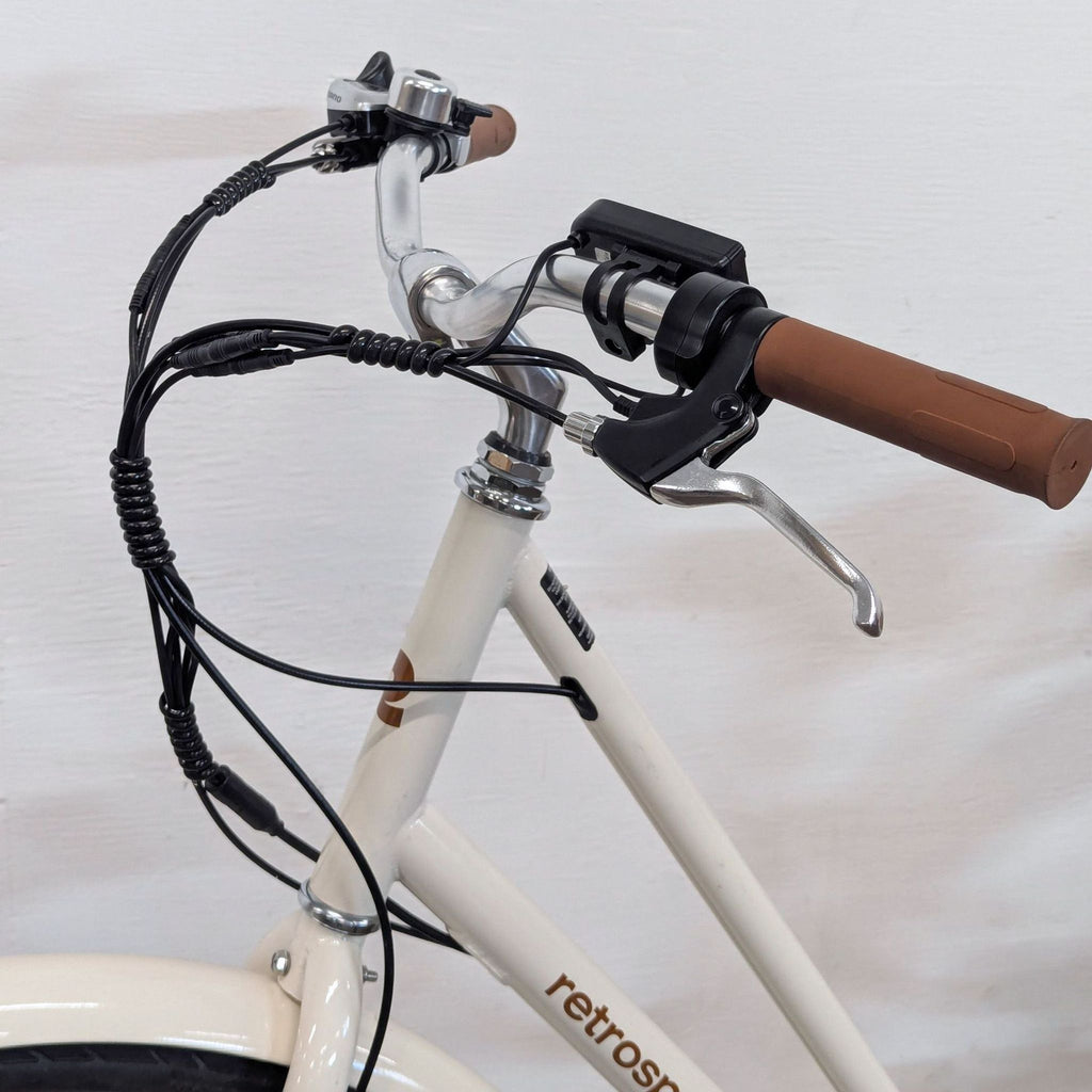 Retrospec Electric City Bike - Step-Through Frame with Rear Rack
