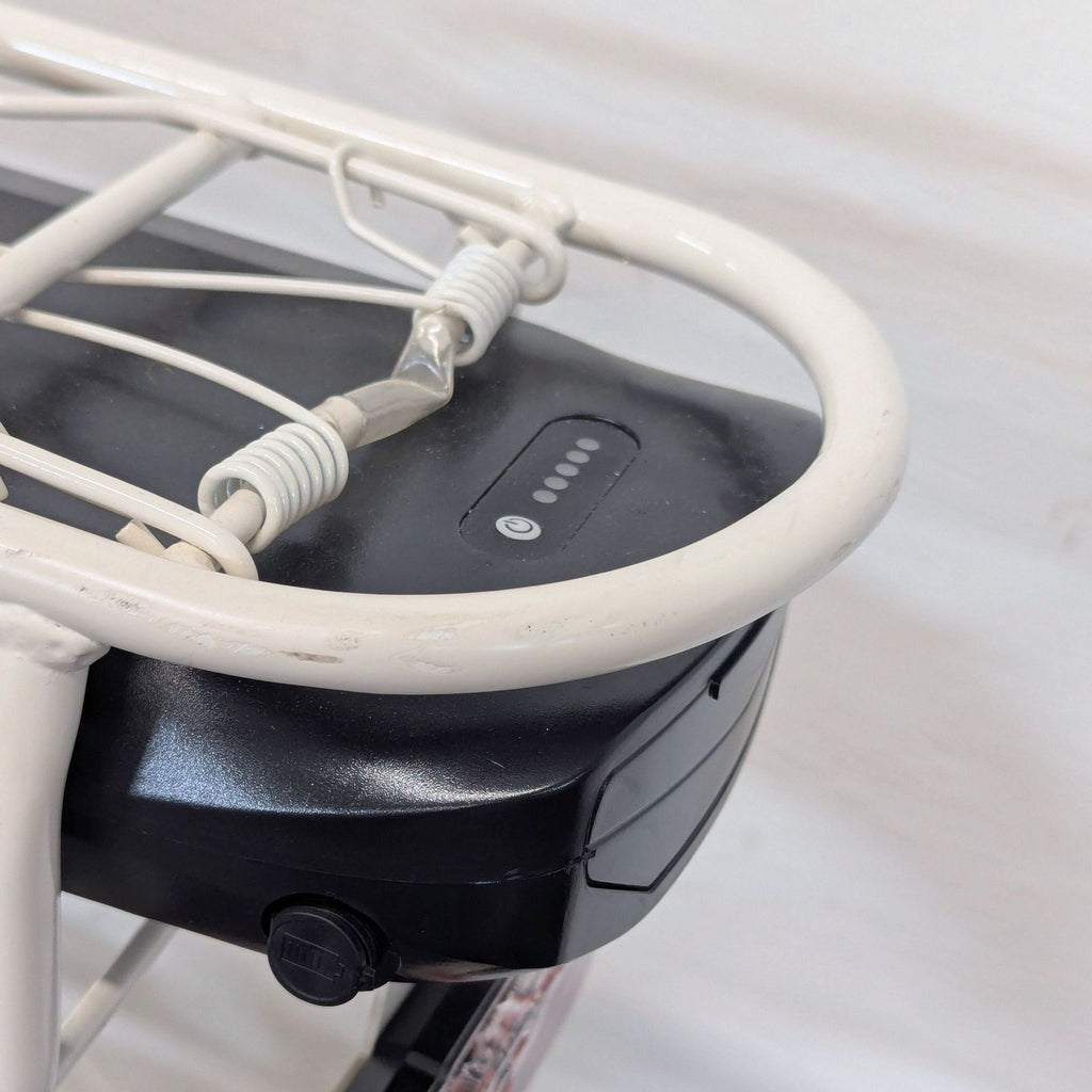 Retrospec Electric City Bike - Step-Through Frame with Rear Rack