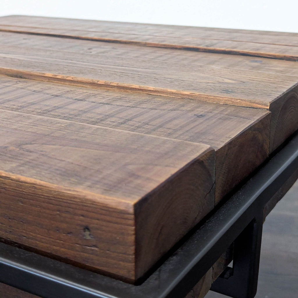 West Elm Wood Top End Table on Metal Frame - Accepted Offer (25.17% discount)