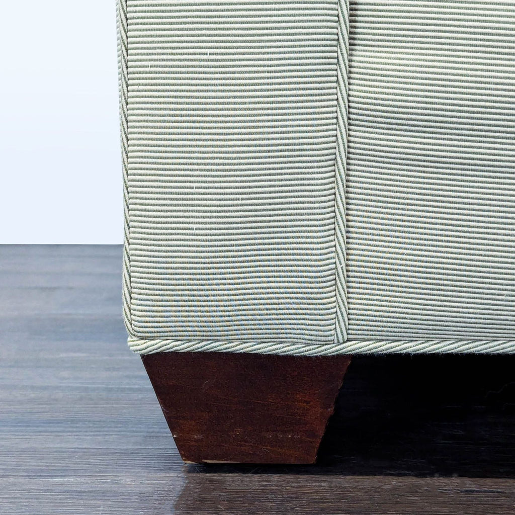 Comfy Lounge Chair with Matching Ottoman - Light Sage