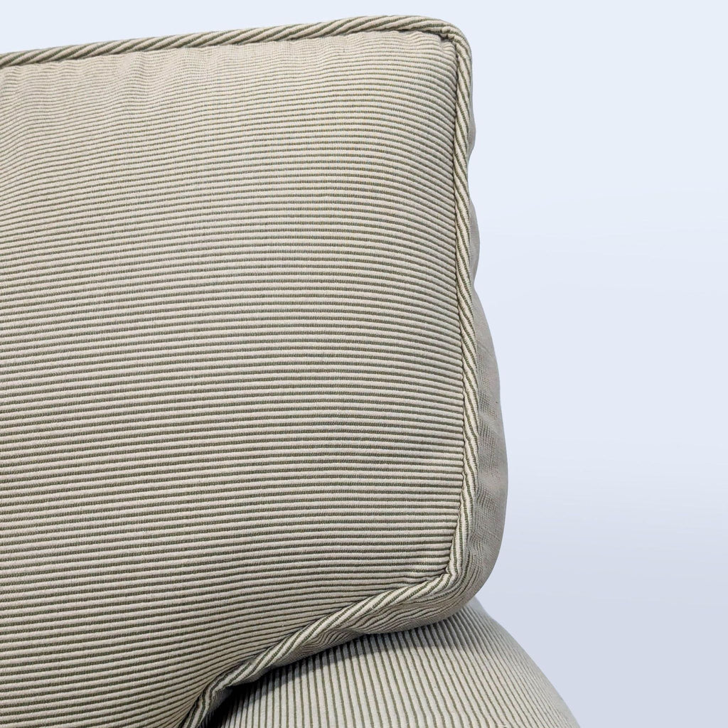 Comfy Lounge Chair with Matching Ottoman - Light Sage