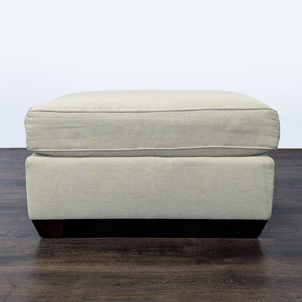 Comfy Lounge Chair with Matching Ottoman - Light Sage