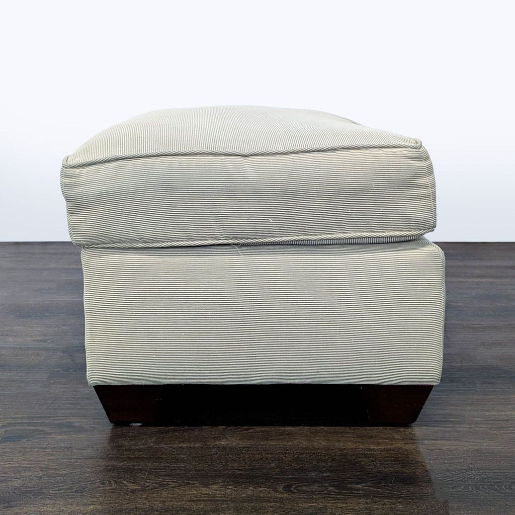 Comfy Lounge Chair with Matching Ottoman - Light Sage
