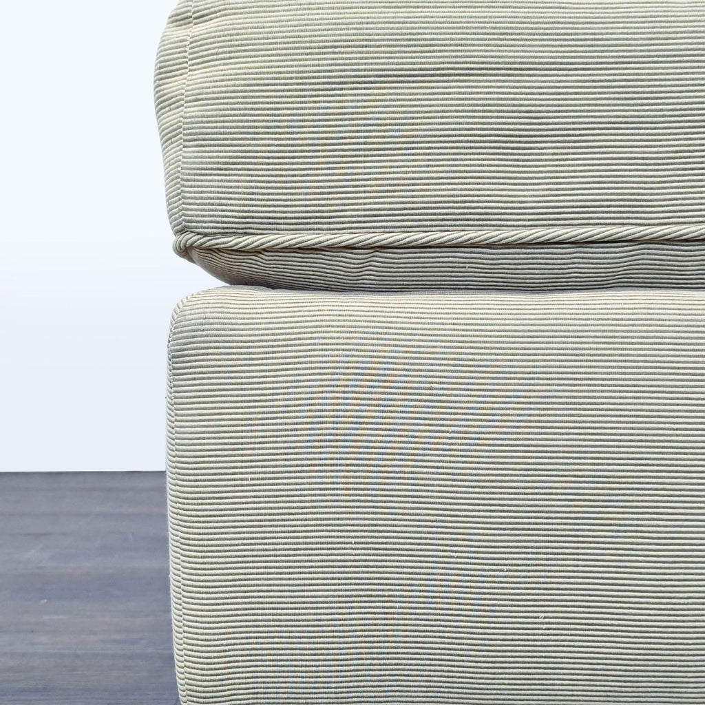 Comfy Lounge Chair with Matching Ottoman - Light Sage