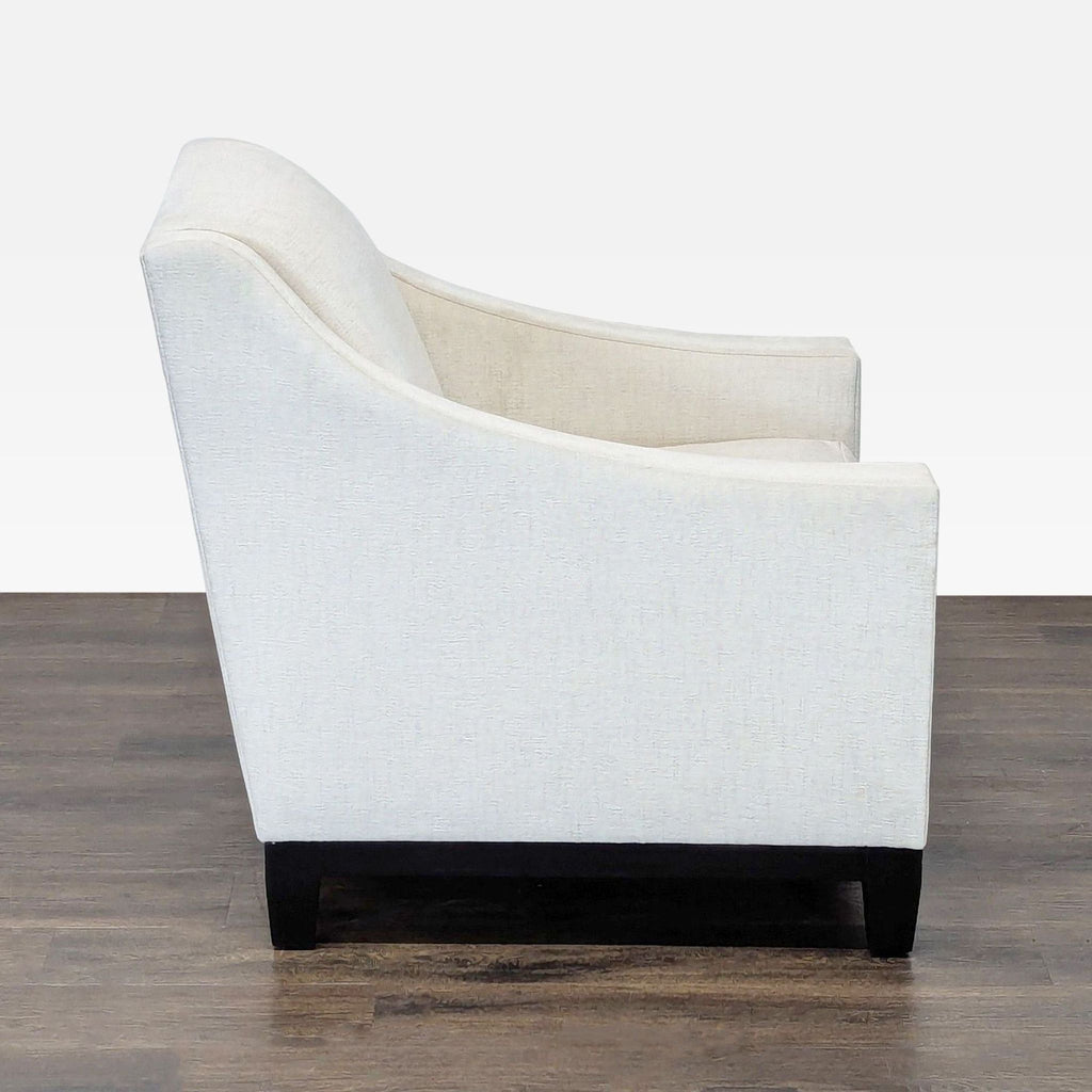 A. Rudin No. 688 Modern Lounge Chair in Cream Fabric - Accepted Offer (25.00% discount)