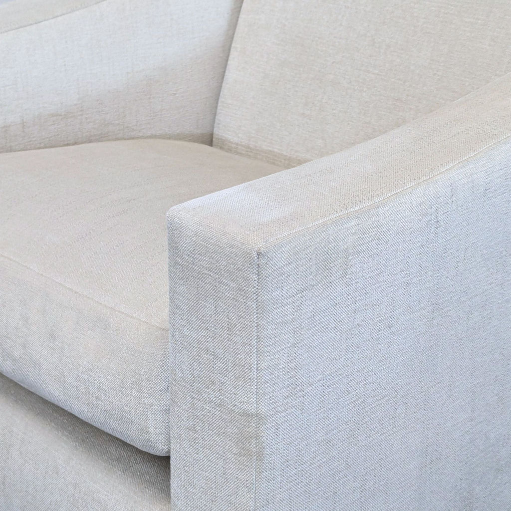A. Rudin No. 688 Modern Lounge Chair in Cream Fabric - Accepted Offer (25.00% discount)