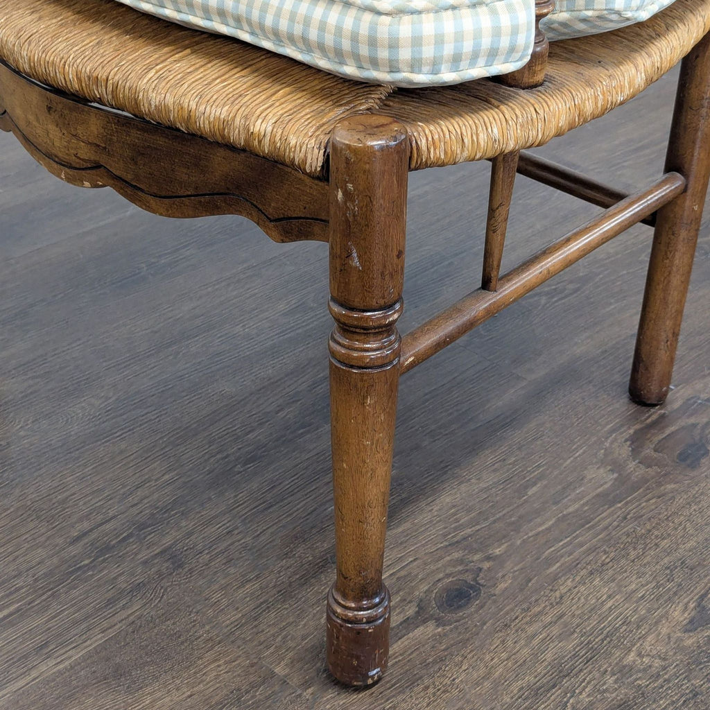 Ladderback Dining Armchair with Rush Seat