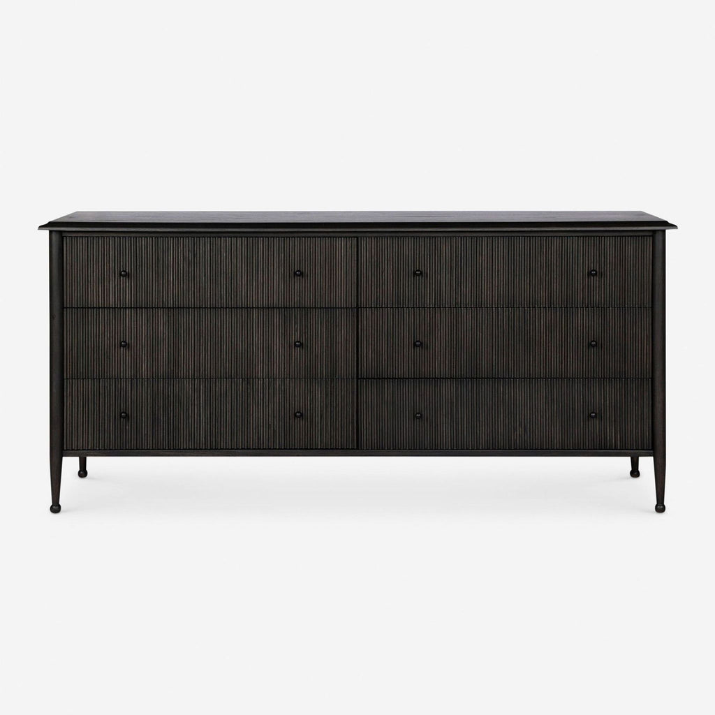 Lulu and Georgia Eloise Modern Smoked Black 6-Drawer Dresser - Accepted Offer (25.78% discount)