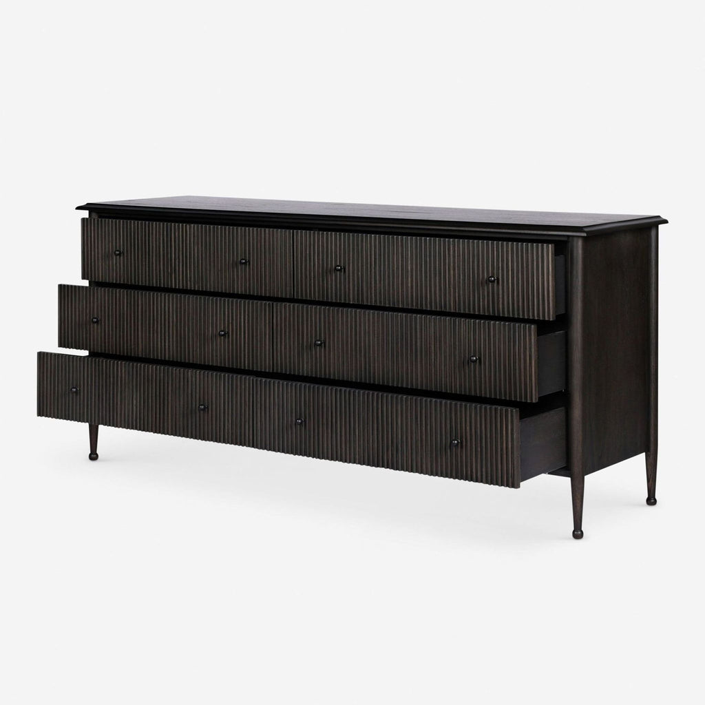 Lulu and Georgia Eloise Modern Smoked Black 6-Drawer Dresser - Accepted Offer (25.78% discount)