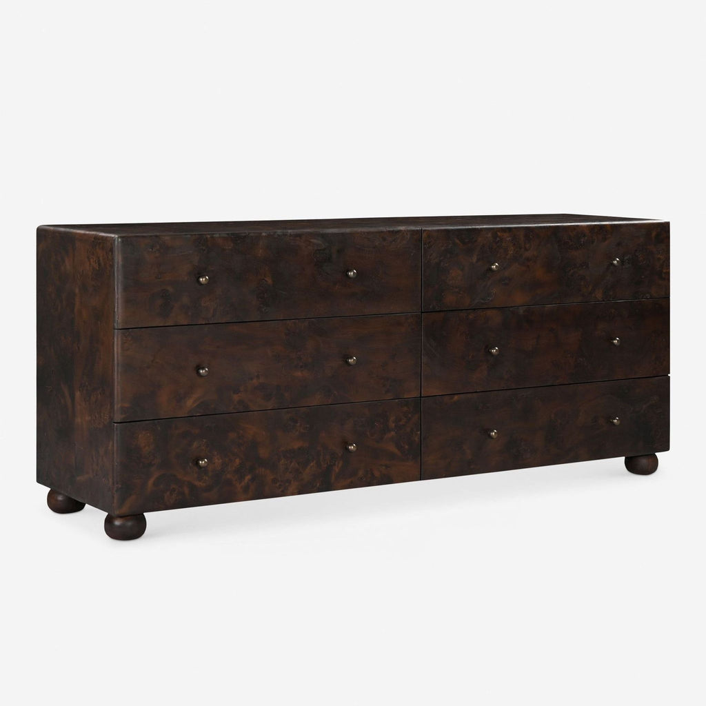 Lulu and Georgia Hobbes Dark Wood 6-Drawer Dresser - Accepted Offer (22.22% discount)