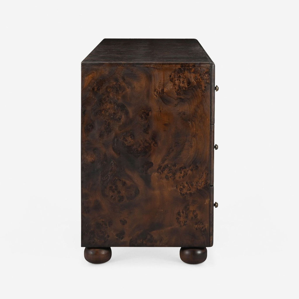 Lulu and Georgia Hobbes Dark Wood 6-Drawer Dresser