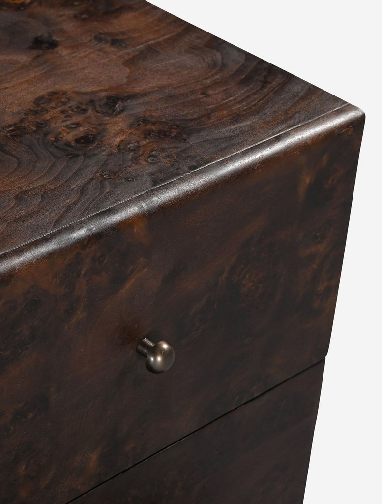 Lulu and Georgia Hobbes Dark Wood 6-Drawer Dresser