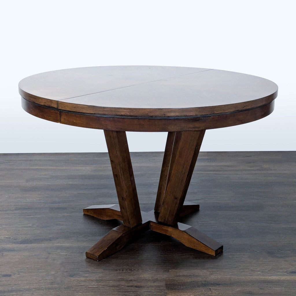 Legacy Classic Highland Round to Oval Dining Table