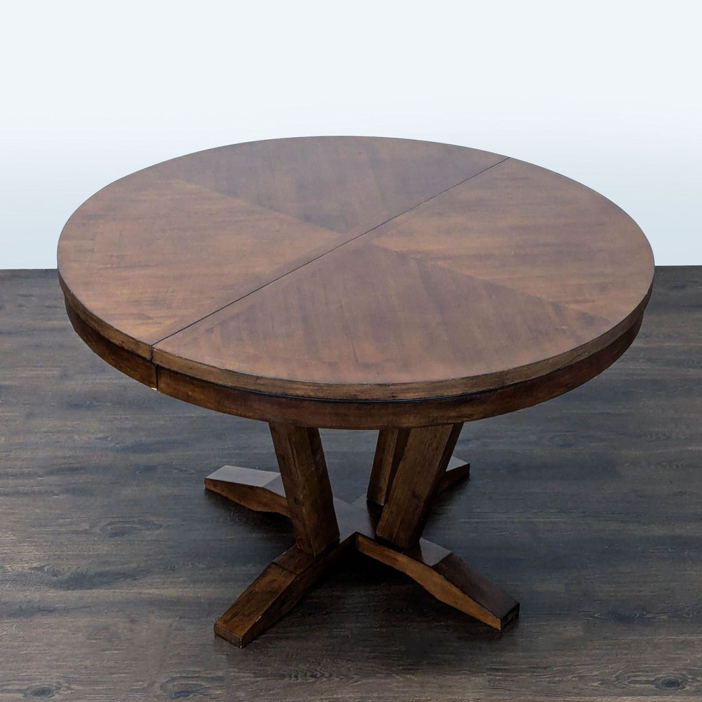 Legacy Classic Highland Round to Oval Dining Table