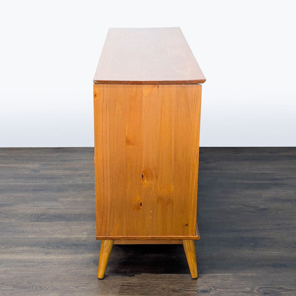 AllModern Hudsyn 6-Drawer Mid-Century Modern Wood Dresser