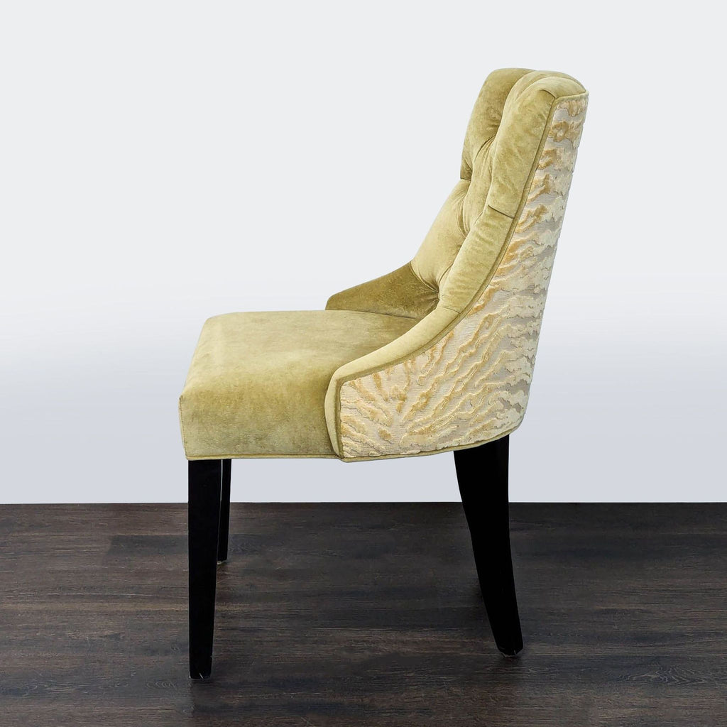 Button Tufted Dining Chair