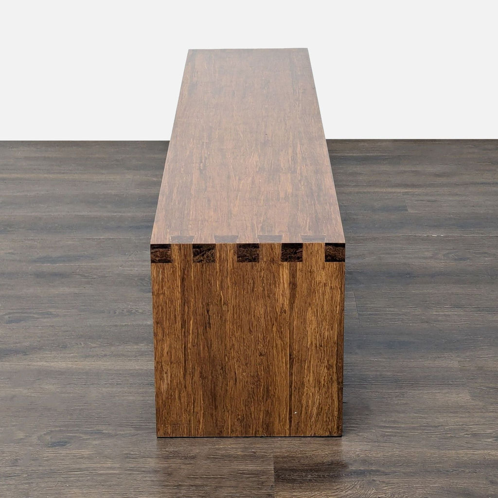 Wood Waterfall Bench