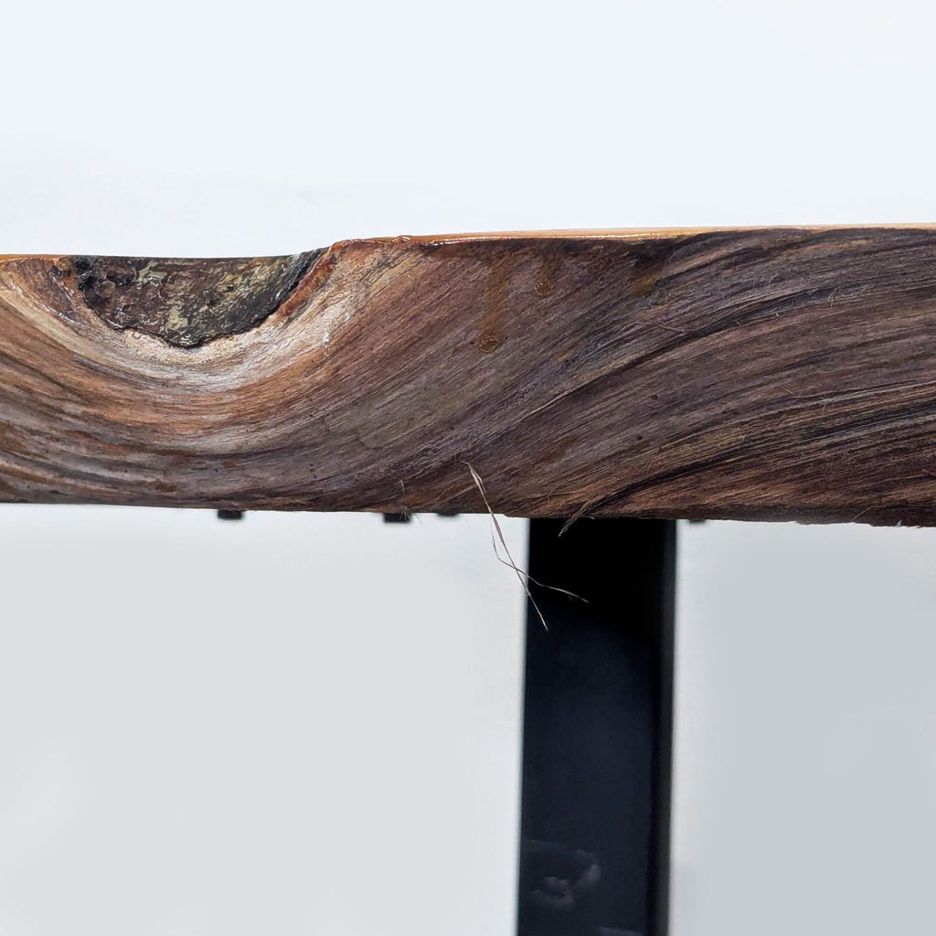 Live Edge Dining Table with Metal Sled Legs - Accepted Offer (20.80% discount)