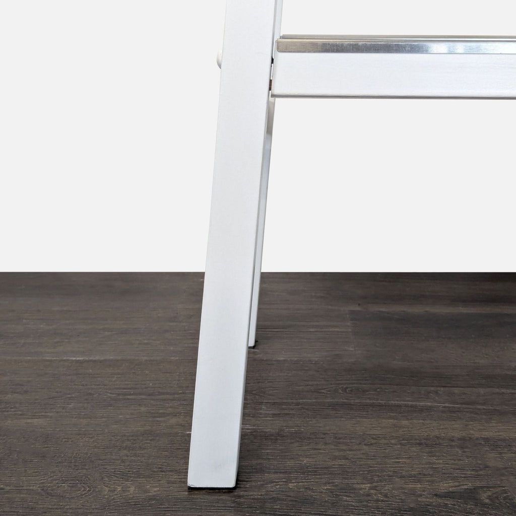 Solid Wood Saddle-Seat Counter Stool